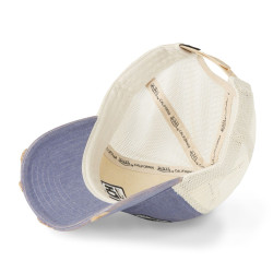 Casquette baseball avec filet souple effet usé et écusson Mac Kultur