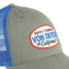 Casquette baseball avec filet effet usé et écusson Mac Supply