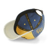 Casquette baseball en coton avec broderie effet usé Retro Helmet