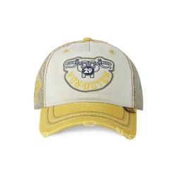 Casquette baseball en coton avec broderie effet usé Retro Handle