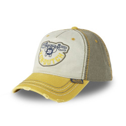 Casquette baseball en coton avec broderie effet usé Retro Handle