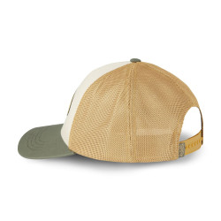 Casquette baseball avec filet souple et écusson en bouclette Terry