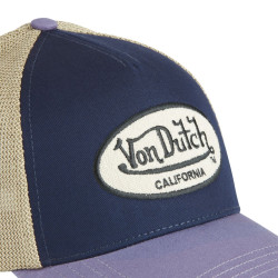 Casquette baseball avec filet souple et écusson en bouclette Terry