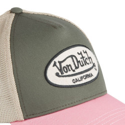 Casquette baseball avec filet souple et écusson en bouclette Terry