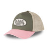 Casquette baseball avec filet souple et écusson en bouclette Terry