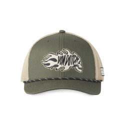 Casquette semi curve avec filet souple et écusson brodé Semi