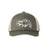 Casquette semi curve avec filet souple et écusson brodé Semi