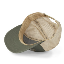 Casquette semi curve avec filet souple et écusson brodé Semi