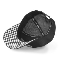 Casquette semi curve avec filet souple et écusson brodé Semi