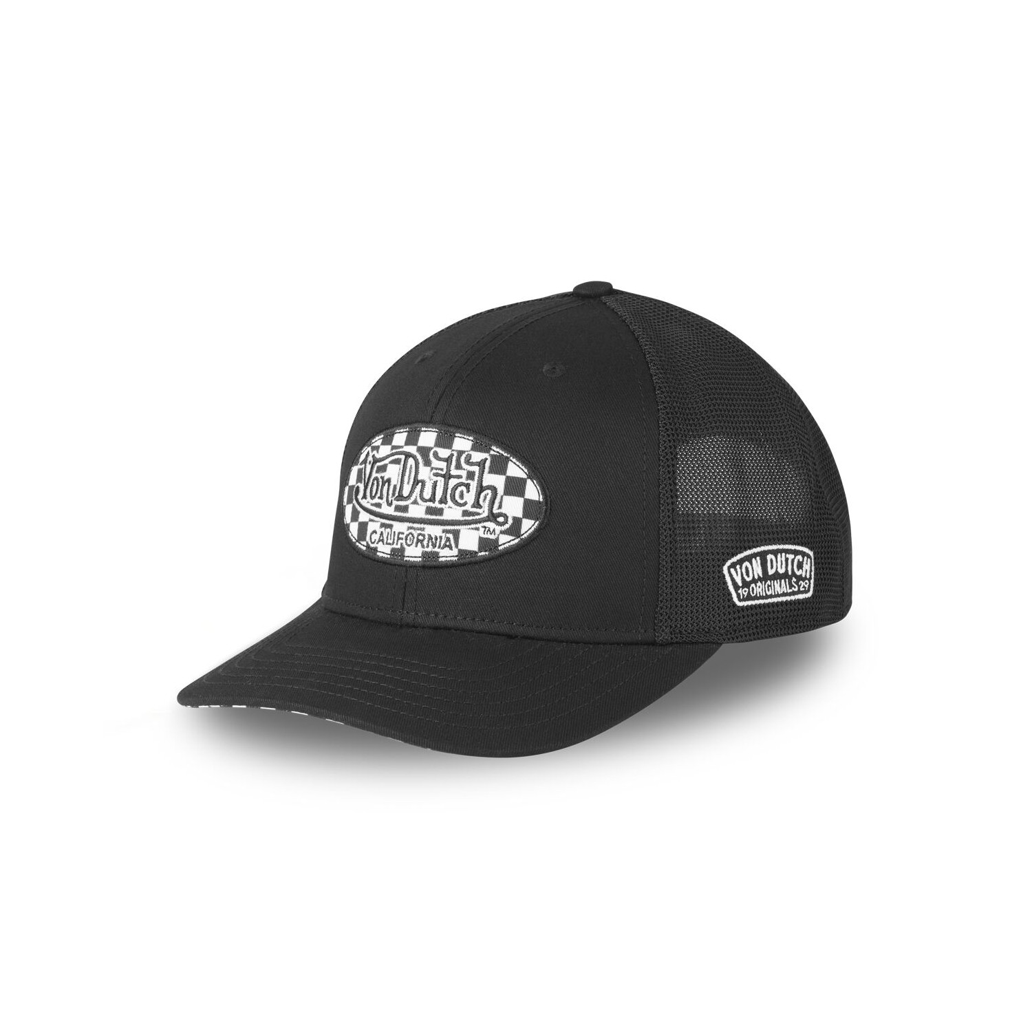 Casquette semi curve avec filet souple et écusson brodé Semi