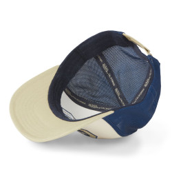 Casquette semi curve avec filet souple et écusson brodé Semi