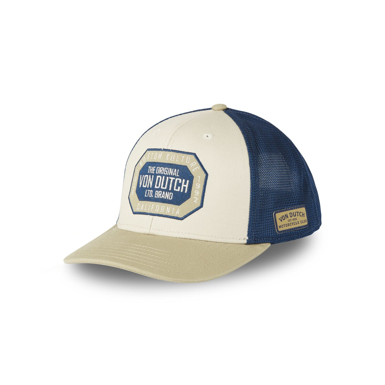 Casquette semi curve avec filet souple et écusson brodé Semi