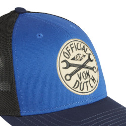 Casquette semi curve avec filet souple et écusson brodé Semi