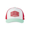 Casquette semi curve avec filet souple et écusson brodé Semi