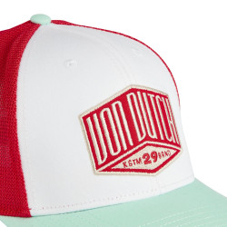 Casquette semi curve avec filet souple et écusson brodé Semi