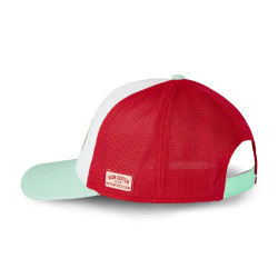 Casquette semi curve avec filet souple et écusson brodé Semi