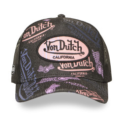 Casquette trucker avec filet print all over Cafe  Lavender