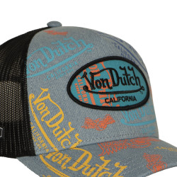Casquette trucker avec filet print all over Cafe  Jean