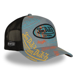 Casquette trucker avec filet print all over Cafe  Jean