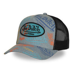 Casquette trucker avec filet print all over Cafe  Jean
