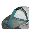 Casquette trucker avec filet print all over Cafe Grey