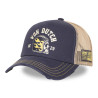 Casquette trucker avec filet effet usé avec print Crew Helmet