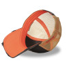 Casquette trucker avec filet effet usé avec print Crew Devil Engine