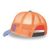 Casquette trucker avec filet effet usé avec print Crew Racing