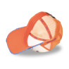 Casquette trucker avec filet effet usé avec print Crew Racing