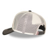 Casquette trucker avec filet et devant imprimé avec écussons Patches