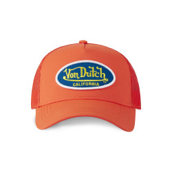 Casquette trucker avec filet effet satiné et patch Poly