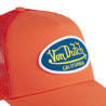 Casquette trucker avec filet effet satiné et patch Poly