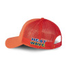 Casquette trucker avec filet effet satiné et patch Poly