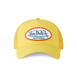 Casquette trucker avec filet effet satiné et patch Poly