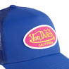 Casquette trucker avec filet effet satiné et patch Poly