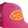 Casquette trucker avec filet effet satiné et patch Poly
