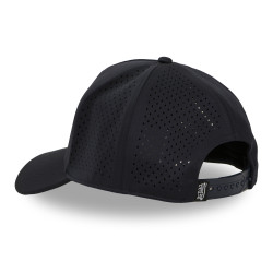 Casquette 6 panneaux filet en mesh écusson hologramme Sport