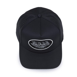 Casquette 6 panneaux filet en mesh écusson hologramme Sport