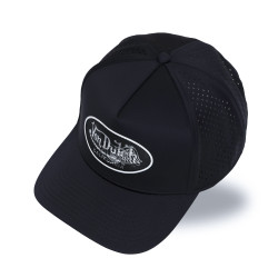 Casquette 6 panneaux filet en mesh écusson hologramme Sport