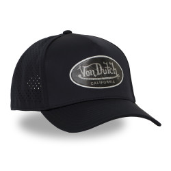 Casquette 6 panneaux filet en mesh écusson hologramme Sport