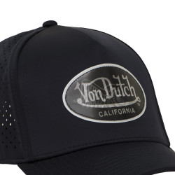 Casquette 6 panneaux filet en mesh écusson hologramme Sport