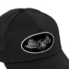 Casquette 6 panneaux filet en mesh écusson hologramme Sport