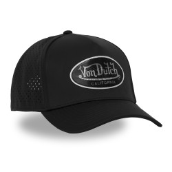 Casquette 6 panneaux filet en mesh écusson hologramme Sport