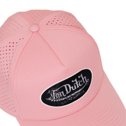 Casquette 6 panneaux filet en mesh écusson hologramme Sport