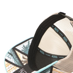Casquette trucker avec filet et print en sublimation Subli Socal