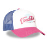 Casquette trucker filet et devant imprimé avec écusson rubber Surf