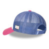 Casquette trucker filet et devant imprimé avec écusson rubber Surf