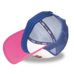 Casquette trucker filet et devant imprimé avec écusson rubber Surf