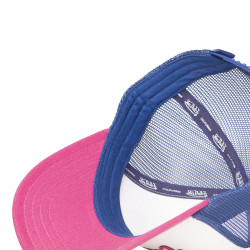 Casquette trucker filet et devant imprimé avec écusson rubber Surf