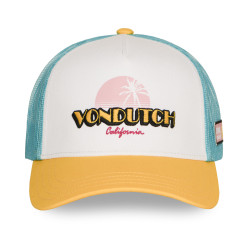 Casquette trucker avec filet et devant imprimé avec broderie Surf